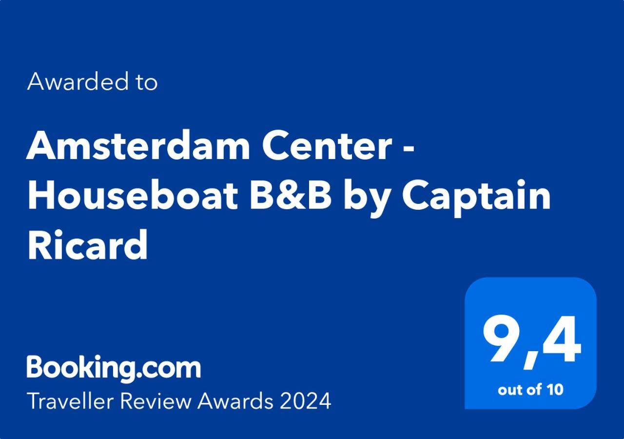 Amsterdam Center - Houseboat B&B By Captain Ricard Buitenkant foto